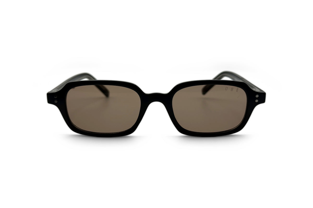 OBE 001 Black sunglasses, front view