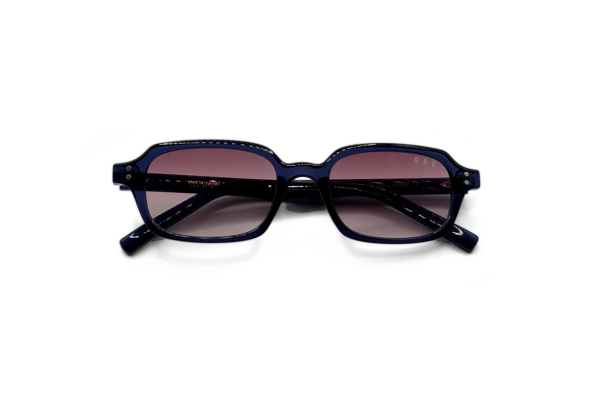 OBE 001 Blue Haze sunglasses, folded