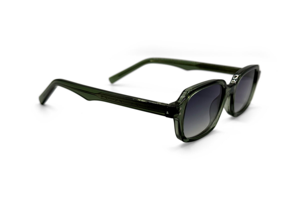OBE 001 Olive sunglasses, side view