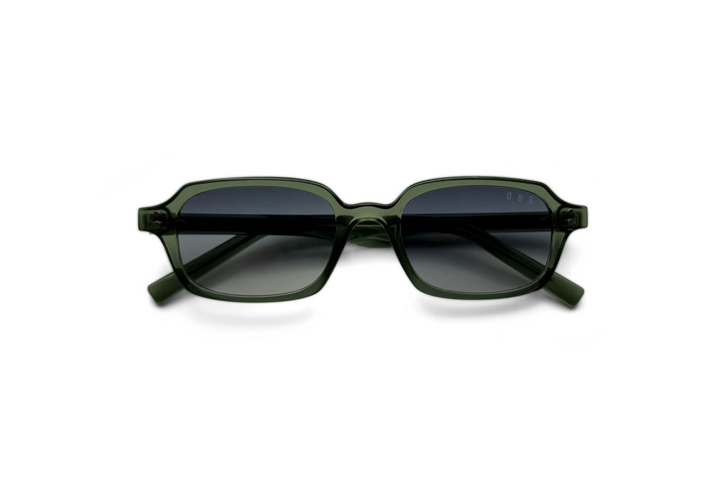 OBE 001 Olive sunglasses, folded