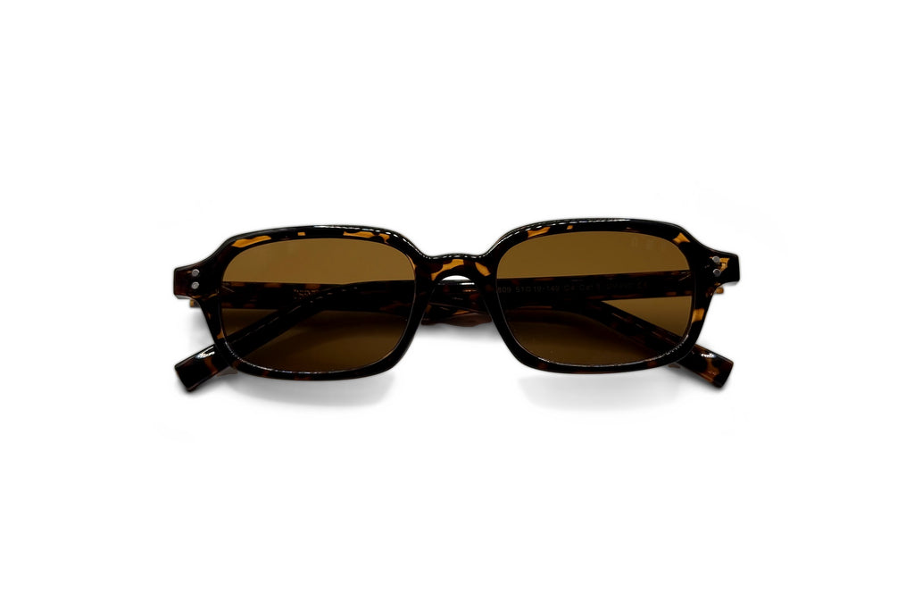 OBE 001 Tortoise sunglasses, folded
