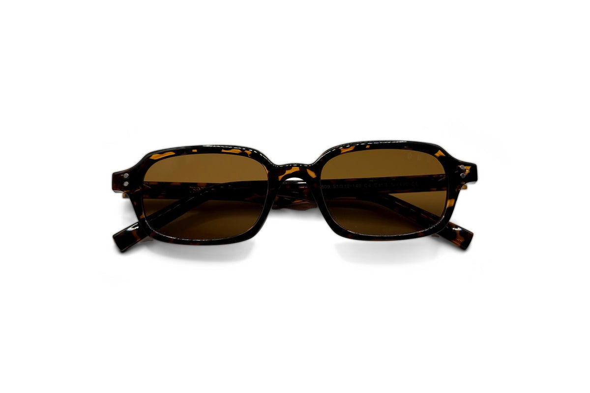 OBE 001 Tortoise sunglasses, folded