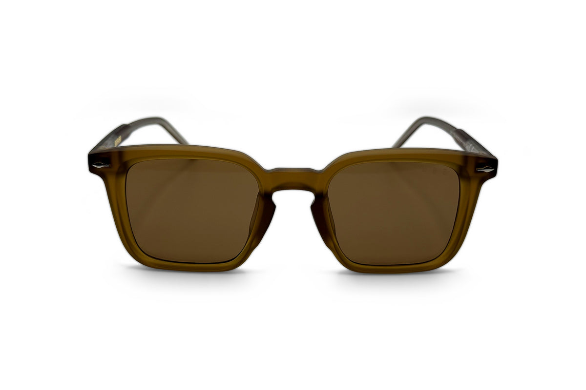 OBE 002 Aged Bronze sunglasses, front view