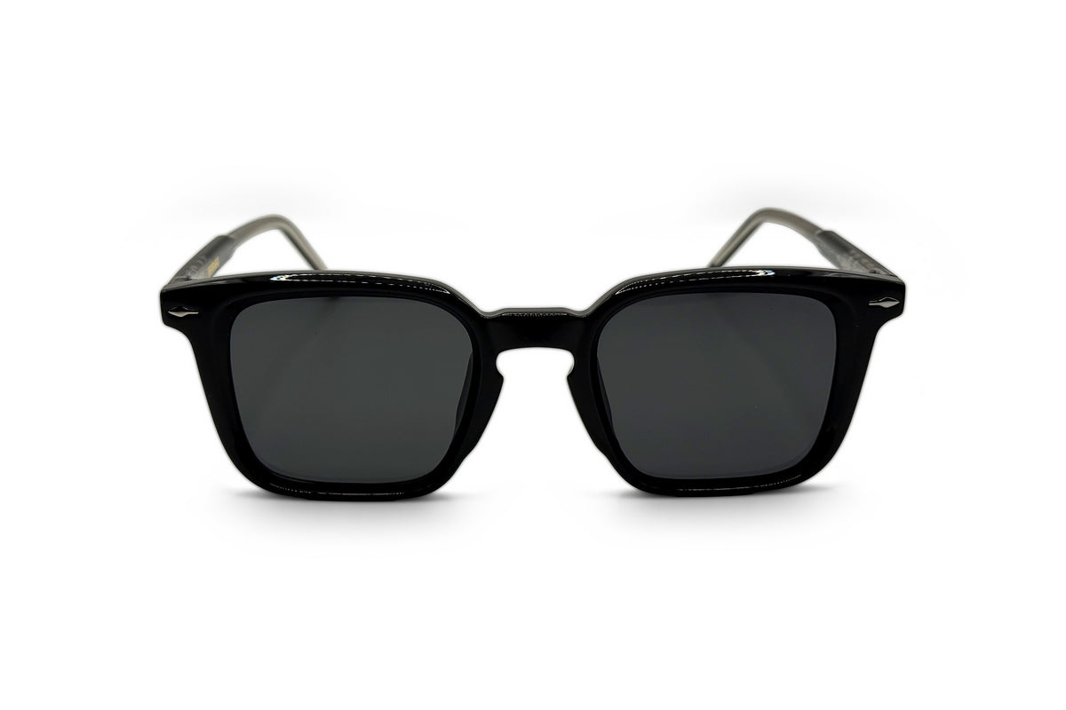 OBE 002 Black sunglasses, front view