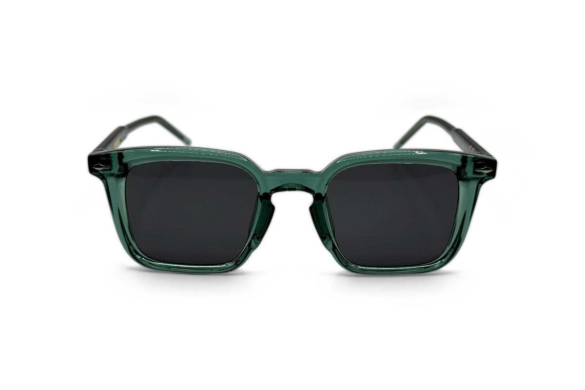 OBE 002 Jade Green sunglasses, front view