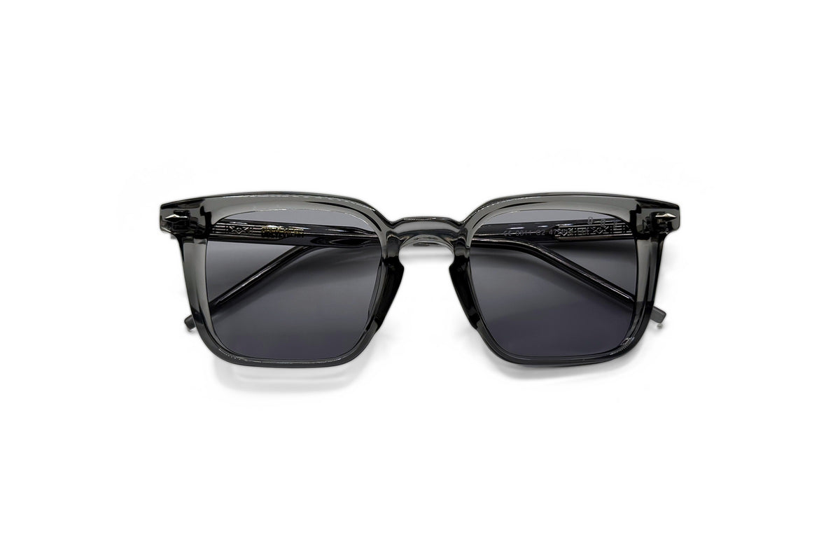 OBE 002 Stone Grey sunglasses, folded