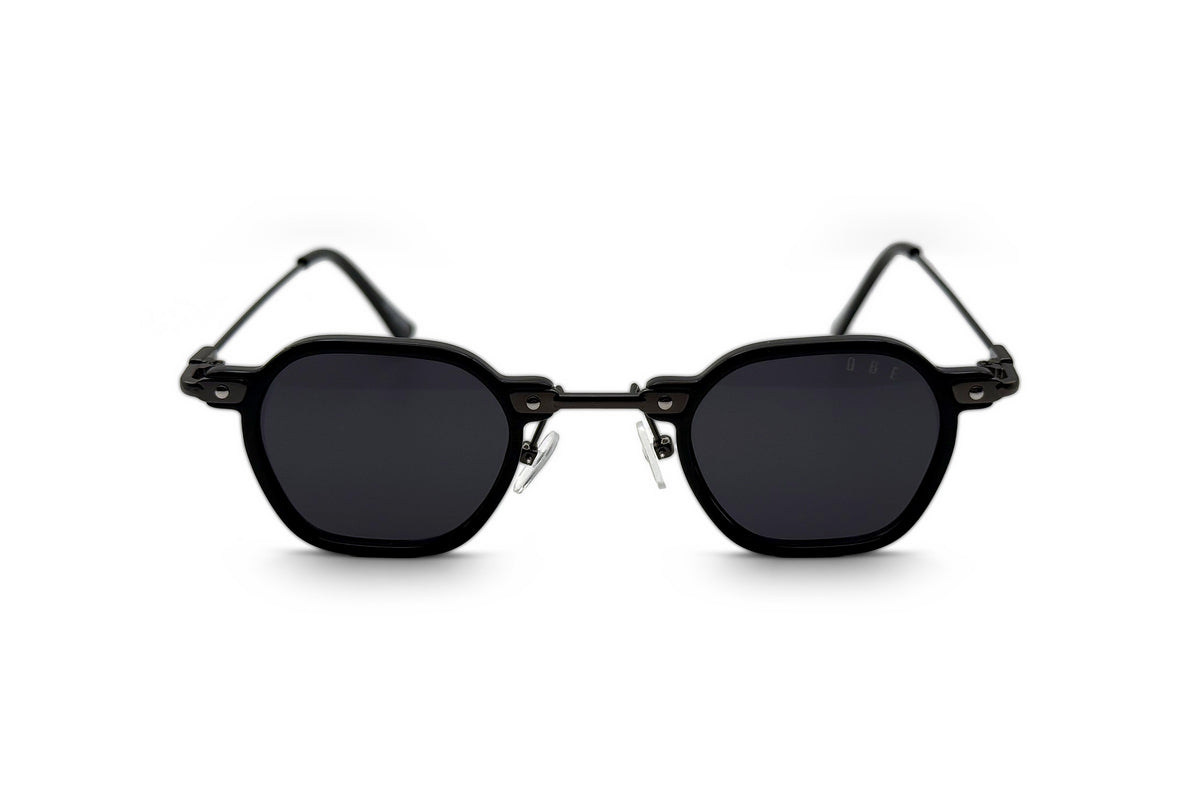OBE 004 Black sunglasses, front view